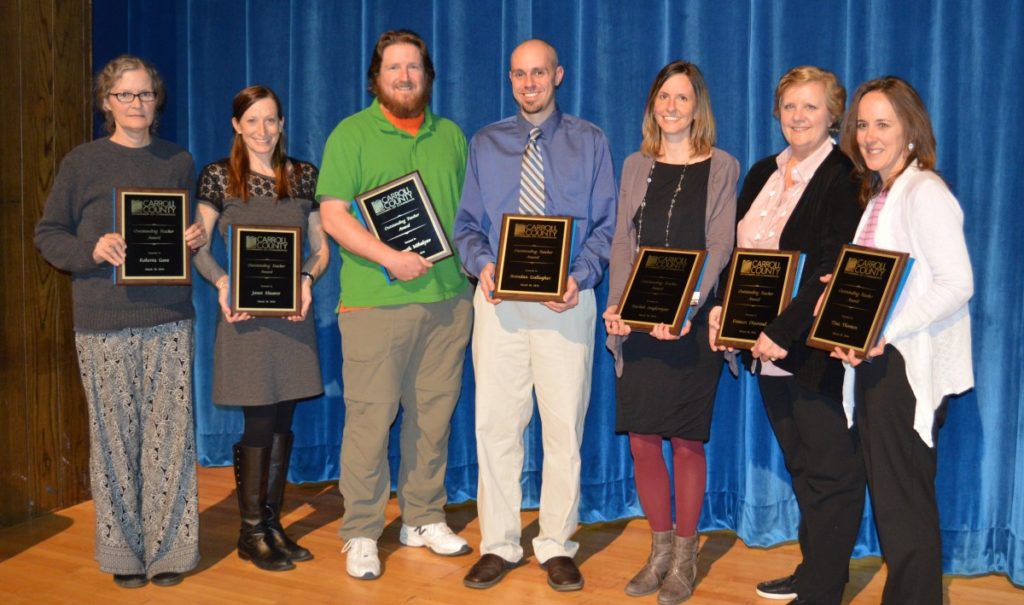 2016 Carroll County MD Outstanding Teacher Award Winners